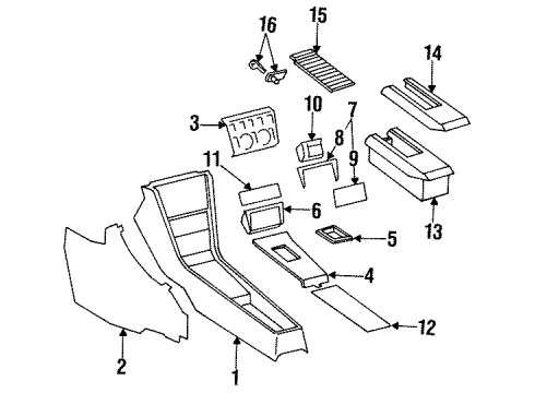 Lock & Key Diagram for 124-680-28-84