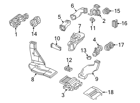 2016 Mercedes-Benz S63 AMG Ducts Diagram 2