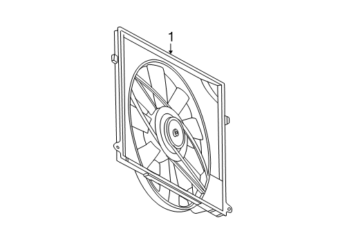 2001 Mercedes-Benz S600 Condenser Fan