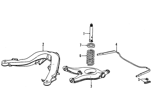 Stabilizer Bar Bushing Kit Diagram for 107-586-04-32