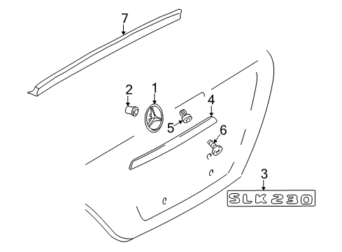 Spoiler Diagram for 170-790-00-88-9744