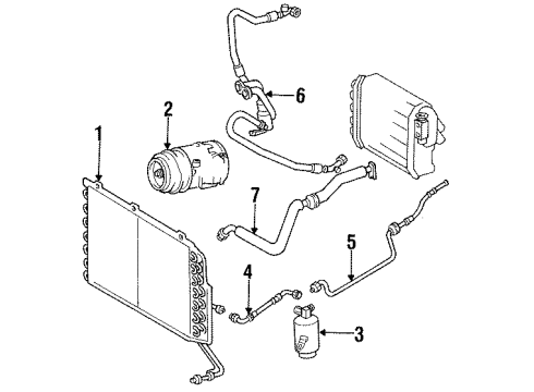 1995 Mercedes-Benz E320 Air Conditioner