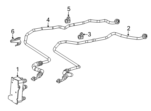 Intake Tube Mount Bushing Diagram for 000-995-93-42-64