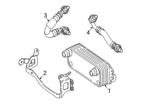 2018 Mercedes-Benz S63 AMG Trans Oil Cooler Diagram 2