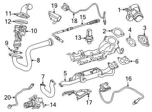 Mass Air Flow Sensor Diagram for 642-905-05-00