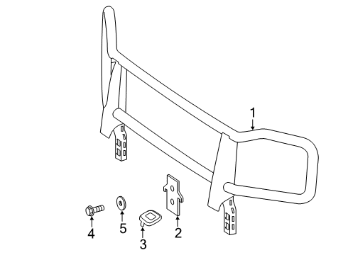 2021 Mercedes-Benz G550 Front Brush Guard