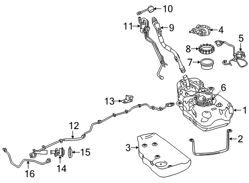 2016 Mercedes-Benz GLE300d Diesel Aftertreatment System Diagram 4