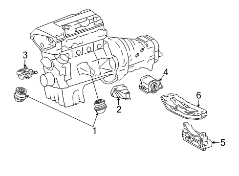 Rear Support Diagram for 210-242-08-01