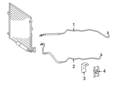 2009 Mercedes-Benz CL550 Trans Oil Cooler