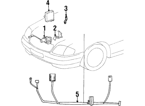 1993 Mercedes-Benz 600SL Cruise Control System