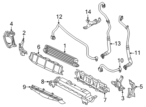 2016 Mercedes-Benz E550 Oil Cooler