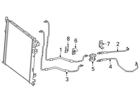 Upper Pipe Diagram for 166-500-61-72