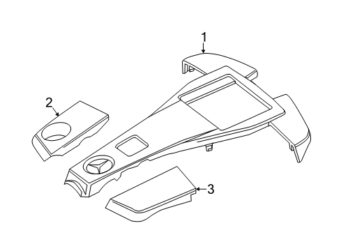 2012 Mercedes-Benz S550 Engine Appearance Cover