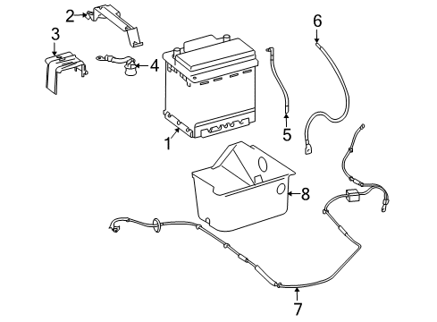 Starter Battery Diagram for 451-982-00-08