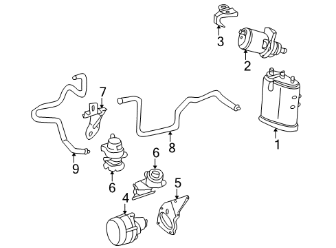 Bracket Diagram for 220-476-00-36