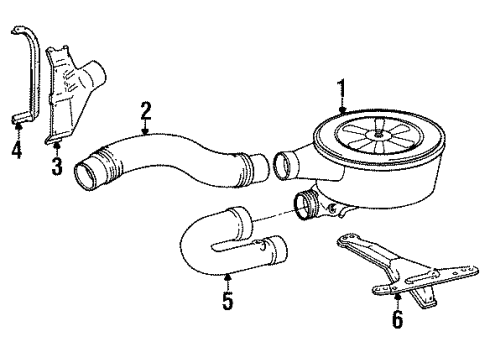 Air Cleaner Assembly Diagram for 013-094-38-02