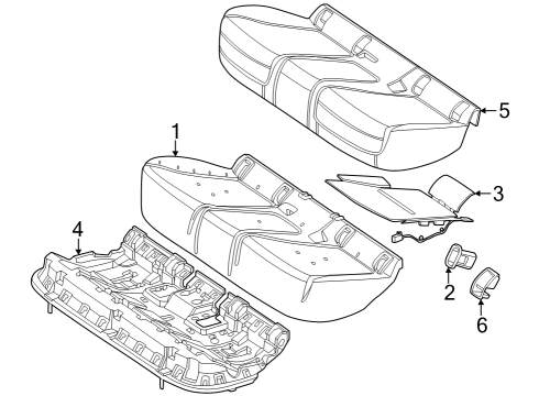 Child Seat Bracket Diagram for 206-920-09-00-8T92