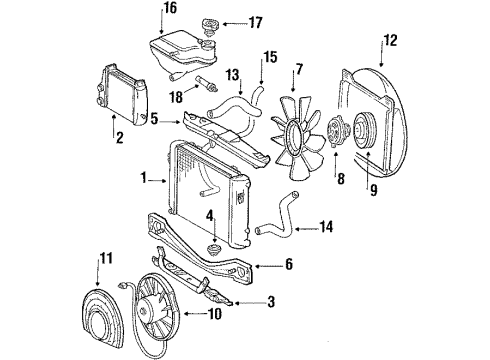 Radiator Diagram for 126-500-48-03