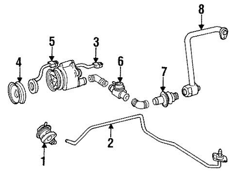 1993 Mercedes-Benz 190E A.I.R. System
