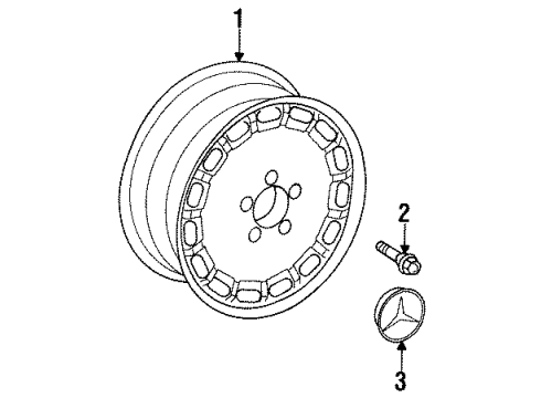 1987 Mercedes-Benz 260E Wheels
