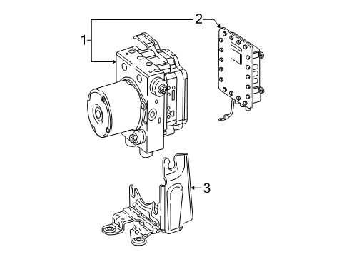 2016 Mercedes-Benz Metris Anti-Lock Brakes Diagram 1