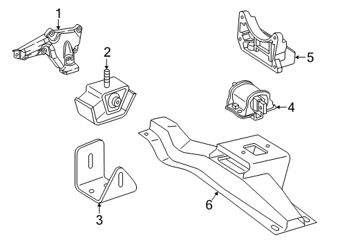 2017 Mercedes-Benz G550 Engine & Trans Mounting