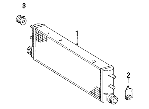 1994 Mercedes-Benz S350 Oil Cooler