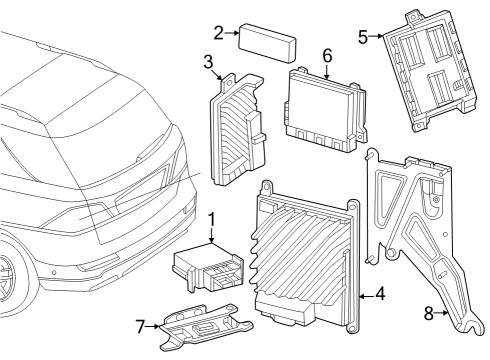 2023 Mercedes-Benz GLC300 Control Units Diagram 2