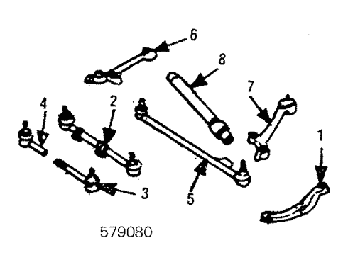 1985 Mercedes-Benz 300D Steering Gear & Linkage