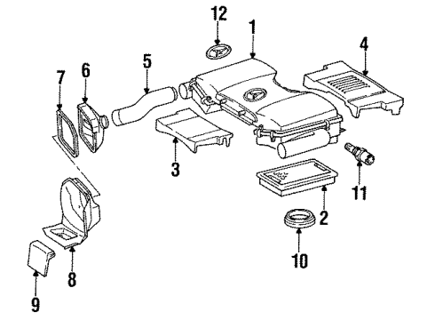 1994 Mercedes-Benz E420 Air Intake