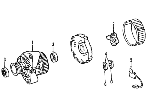 1993 Mercedes-Benz 600SL Alternator