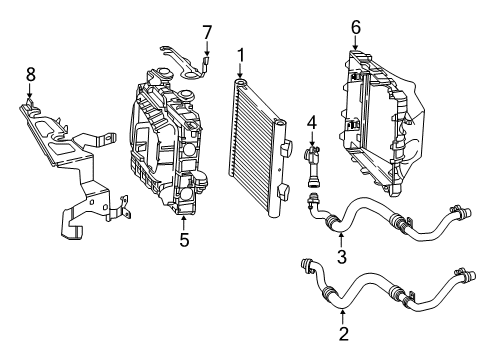 2018 Mercedes-Benz S63 AMG Oil Cooler Diagram 2