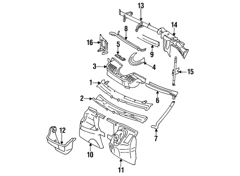 1995 Mercedes-Benz E320 Sheet Metal