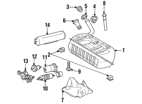 Filter Element Diagram for 003-094-73-04