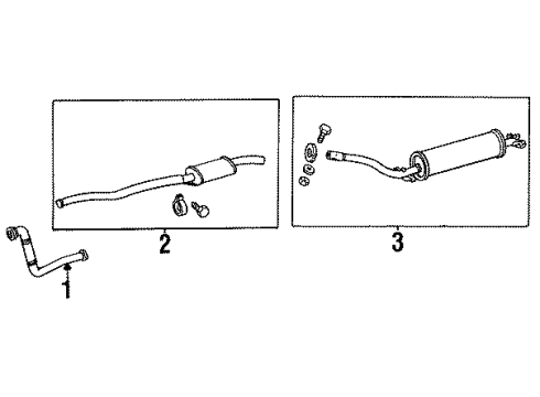 Muffler Diagram for 123-490-84-15