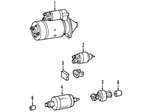 Starter Diagram for 004-151-52-01-80