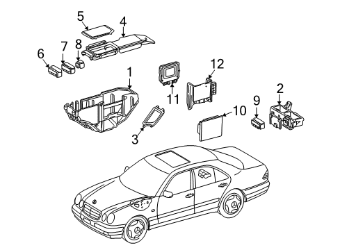 Relay Plate Diagram for 001-545-84-01