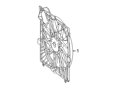 2023 Mercedes-Benz G63 AMG Cooling System, Radiator, Water Pump, Cooling Fan Diagram 1