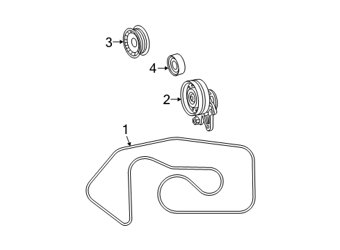 2001 Mercedes-Benz S600 Belts & Pulleys