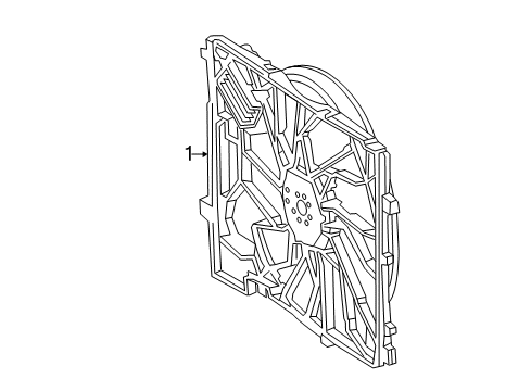 2016 Mercedes-Benz SL400 Cooling System, Radiator, Water Pump, Cooling Fan Diagram 1