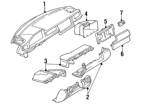 1993 Mercedes-Benz 300CE Instrument Panel