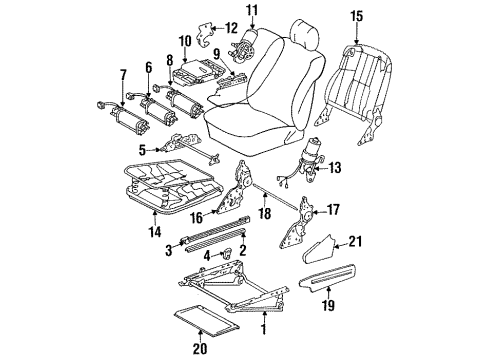 Guide Rail Diagram for 126-910-09-89