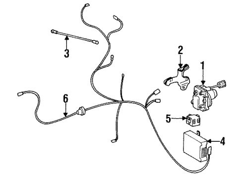1993 Mercedes-Benz 190E Cruise Control System