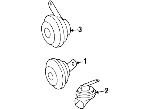 1997 Mercedes-Benz SL320 Anti-Theft Components