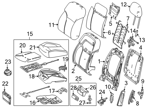 Headrest Diagram for 292-970-00-78-9D88