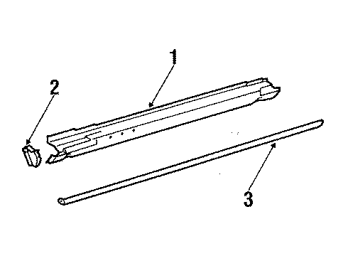 1987 Mercedes-Benz 560SL Rocker Panel