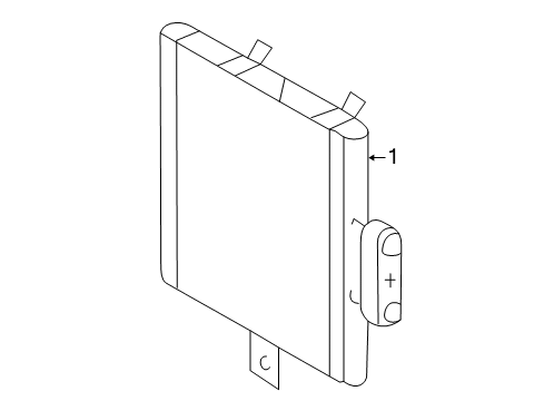 2005 Mercedes-Benz SL55 AMG Oil Cooler Diagram 1