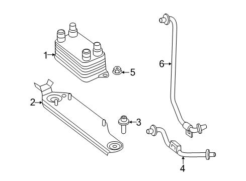 2013 Mercedes-Benz C250 Trans Oil Cooler