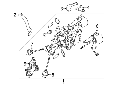 2015 Mercedes-Benz ML250 Turbocharger