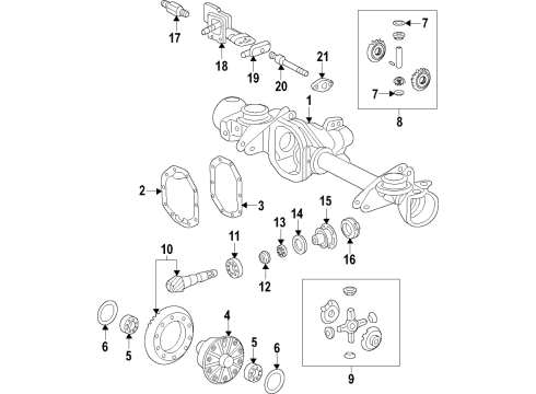 2017 Mercedes-Benz G550 Front Axle, Axle Shafts & Joints, Differential, Drive Axles, Propeller Shaft